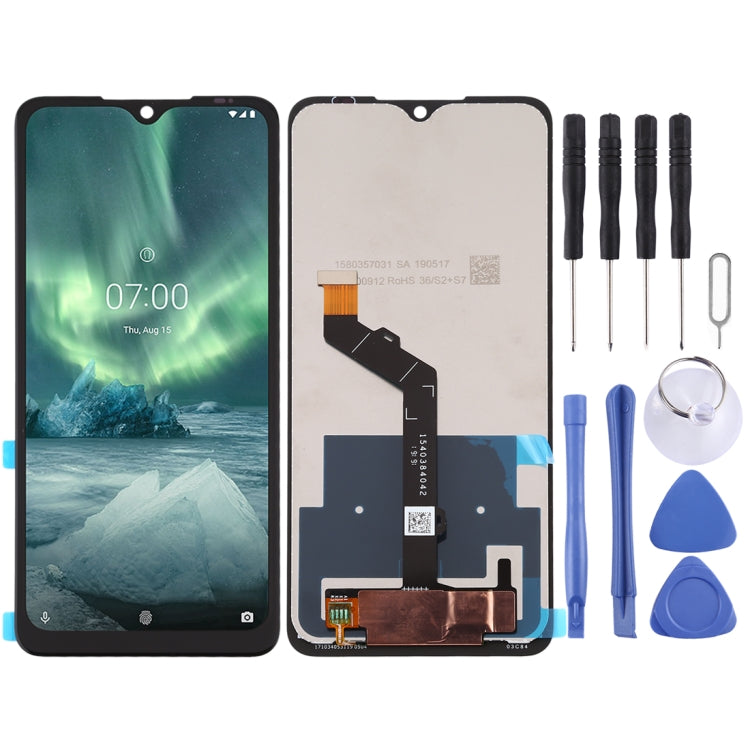 หน้าจอ LCD และชุดประกอบ Digitizer สำหรับ Nokia 7.2 / 6.2 / TA-1193 / TA-1178 / TA-1196 / TA-1181, For Nokia 7.2