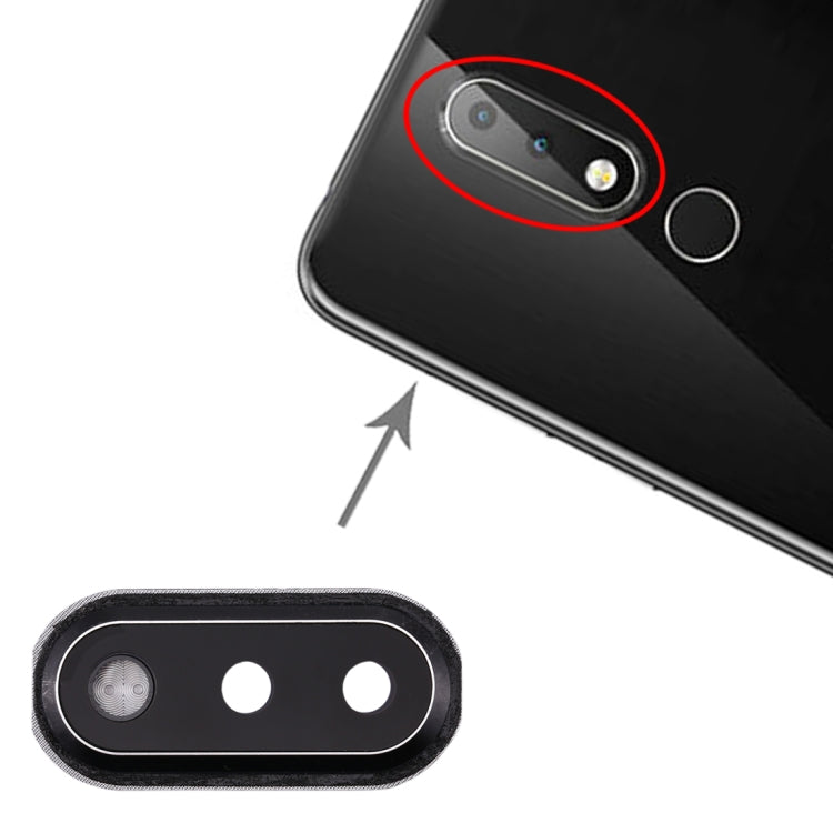 ฝาครอบเลนส์กล้องสำหรับ Nokia X6, For Nokia X6