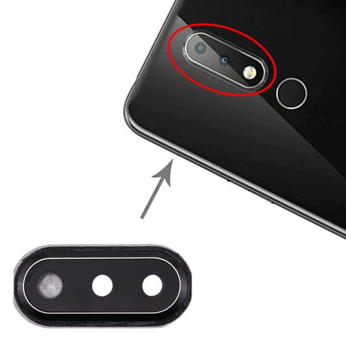 ฝาครอบเลนส์กล้องสำหรับ Nokia X6, For Nokia X6