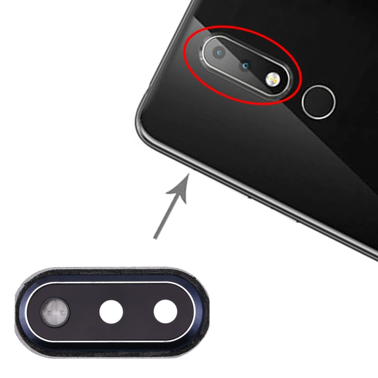 ฝาครอบเลนส์กล้องสำหรับ Nokia X6, For Nokia X6