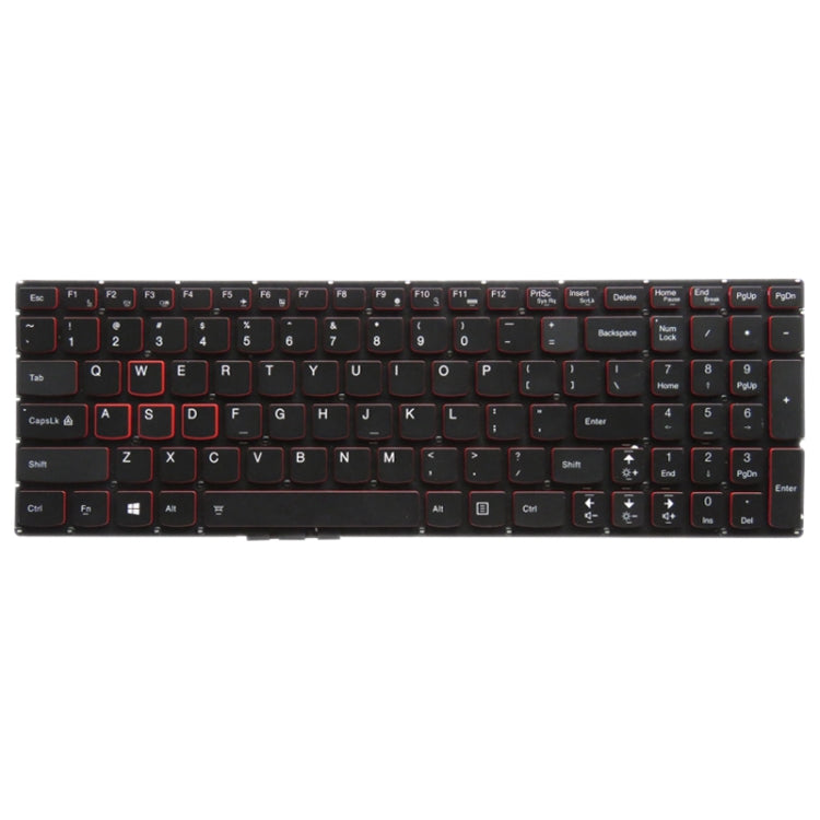 US Version แป้นพิมพ์คีย์บอร์ดสำหรับ Lenovo IdeaPad Y700 Y700-15 Y700-15ISK Y700-15ACZ Y700-17ISK Y700-15ISE, For Lenovo Ideapad Y700 (US)