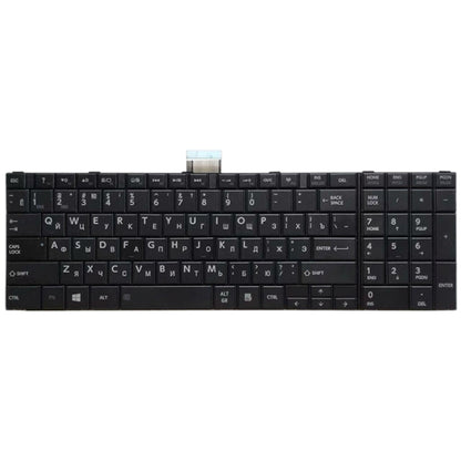 แป้นพิมพ์เวอร์ชัน RU สำหรับ Toshiba Satellite C50-A C50-A506 C50D-A C55T-A C55-A C55D-A, For Toshiba Satellite C50-A (RU) (Black)