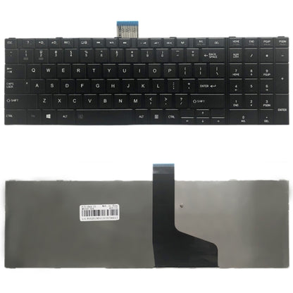 เวอร์ชั่นอเมริกาแป้นพิมพ์สำหรับโตชิบาSatellite C850 C850D C855 C855D L850 L850D L855 L855D L870 L870D, For Toshiba Satellite C850 (US)