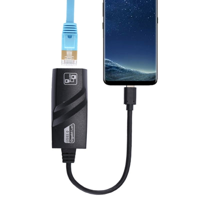 อะแดปเตอร์เครือข่าย USB-C / Type-C ถึง RJ45 Gigabit Ethernet ขนาด 15 ซม, RJ45