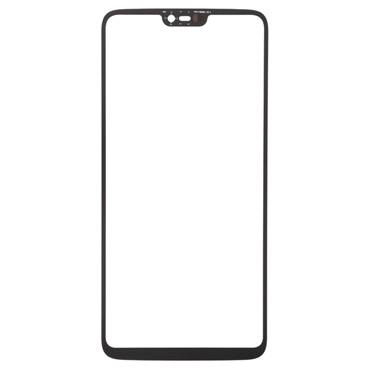 สำหรับ OnePlus 6 หน้าจอด้านหน้าเลนส์กระจกด้านนอก, For OnePlus 6 Black