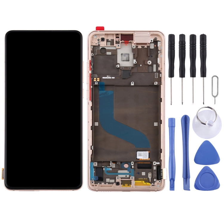 วัสดุ OLED หน้าจอแอลซีดีและชุดประกอบDigitizerพร้อมกรอบสำหรับXiaomi Redmi K20 / Redmi K20 Pro / 9T Pro, For Xiaomi K20 / K20 Pro, For Xiaomi Mi K20, For Mi K20