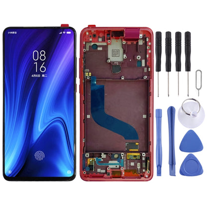 วัสดุ OLED หน้าจอแอลซีดีและชุดประกอบDigitizerพร้อมกรอบสำหรับXiaomi Redmi K20 / Redmi K20 Pro / 9T Pro, For Xiaomi K20 / K20 Pro, For Xiaomi Mi K20, For Mi K20