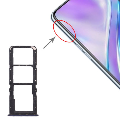 สำหรับถาดซิมการ์ด OPPO Realme X2 + ถาดซิมการ์ด + ถาดการ์ด Micro SD, For OPPO Realme X2