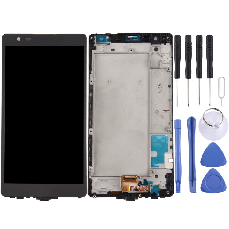 หน้าจอ LCD และชุดประกอบ Digitizer พร้อมกรอบสำหรับ LG X Power / K220, For LG X Power