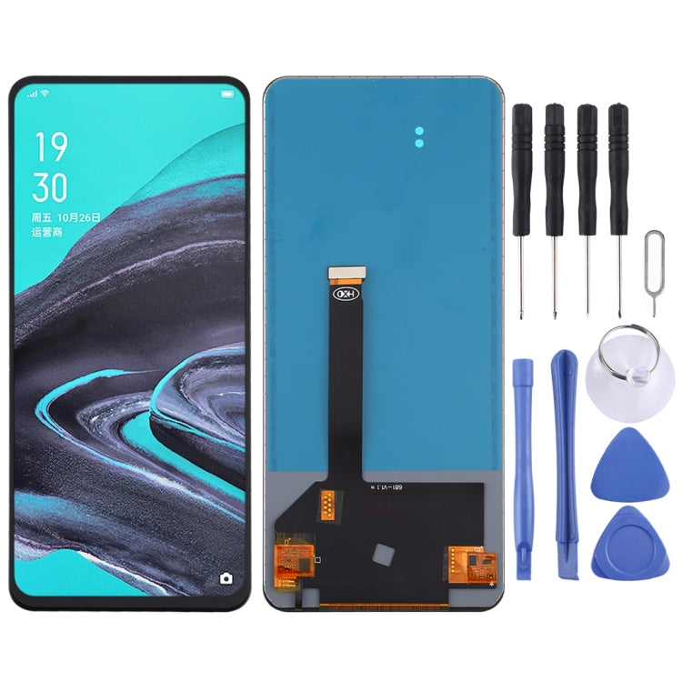 หน้าจอแอลซีดีวัสดุ TFT และชุดประกอบDigitizer (ไม่มีการระบุลายนิ้วมือ) สำหรับ OPPO Reno2, For OPPO Reno2(TFT)