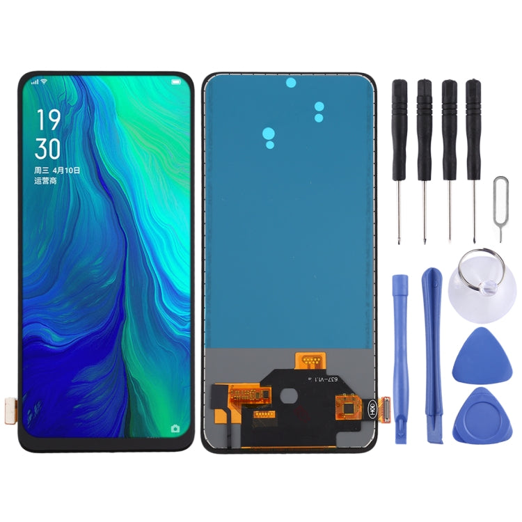หน้าจอแอลซีดีวัสดุ TFT และชุดประกอบDigitizer (ไม่มีการระบุลายนิ้วมือ) สำหรับซูมOPPO Reno 10x, For OPPO Reno 10x zoom(TFT)
