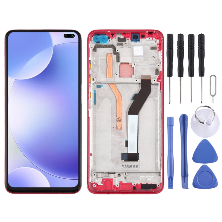 หน้าจอแอลซีดีและชุดประกอบDigitizerพร้อมกรอบสำหรับXiaomi Redmi K30 รุ่น 4G, For Redmi K30 5G