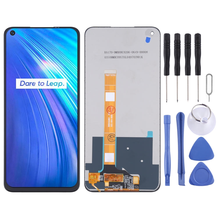 หน้าจอแอลซีดีและชุดประกอบDigitizerสำหรับOPPO Realme 6, For Realme 6