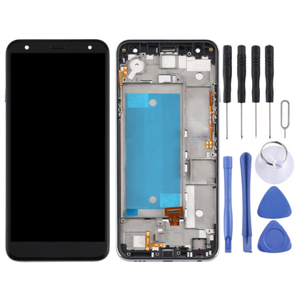 หน้าจอแอลซีดีและชุดประกอบDigitizerพร้อมกรอบสำหรับLG K40 LMX420 / X4 2019 / K12 Plus,ซิมเดียว, For LG K40(Single SIM)