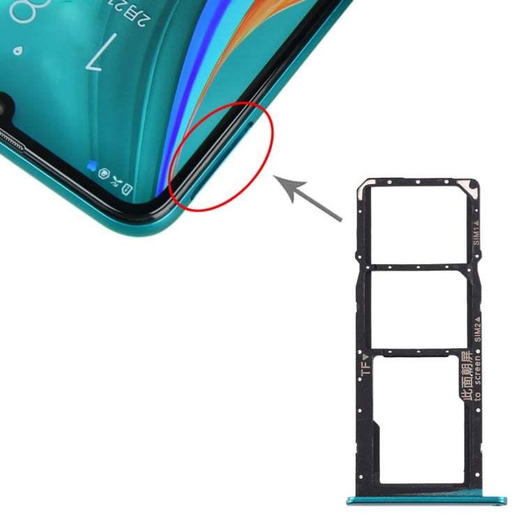 ถาดซิมการ์ด + ถาดซิมการ์ด + ถาดการ์ด Micro SD สำหรับ Huawei Enjoy 10e / Honor Play 9A, For Huawei Enjoy 10e
