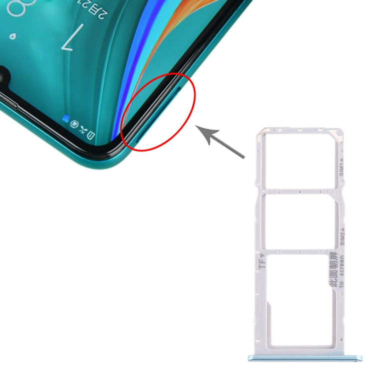 ถาดซิมการ์ด + ถาดซิมการ์ด + ถาดการ์ด Micro SD สำหรับ Huawei Enjoy 10e / Honor Play 9A, For Huawei Enjoy 10e