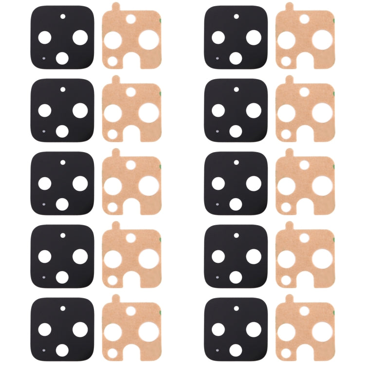 เลนส์กล้องด้านหลัง 10 ชิ้นสำหรับ Google Pixel 4, For Google Pixel 4 (10pcs)