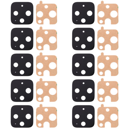 เลนส์กล้องด้านหลัง 10 ชิ้นสำหรับ Google Pixel 4, For Google Pixel 4 (10pcs)