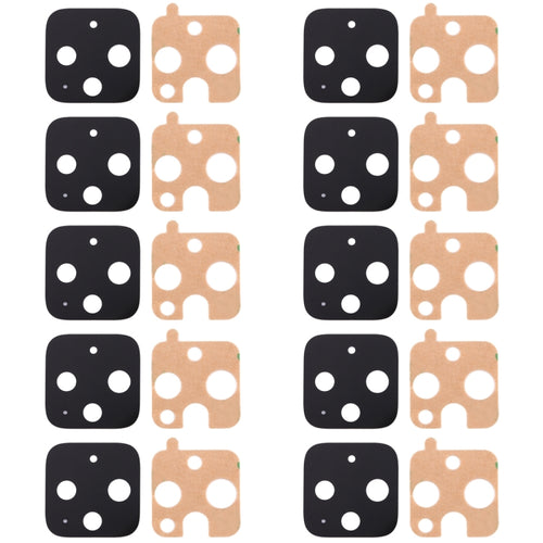 เลนส์กล้องด้านหลัง 10 ชิ้นสำหรับ Google Pixel 4, For Google Pixel 4 (10pcs)