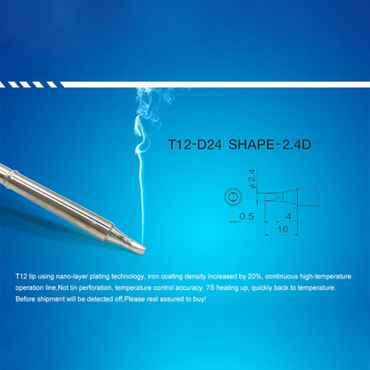 QUICKO T12-D24 หัวแร้งบัดกรีไร้สารตะกั่ว, T12-D24, T12-D16, T12-DL32, T12-D52