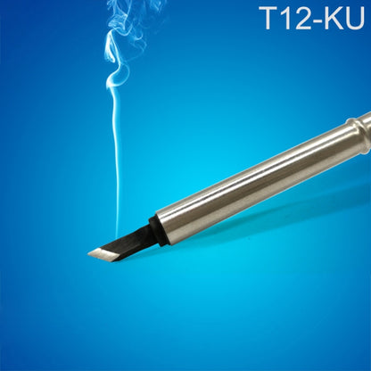 QUICKO T12-KU ปลายหัวแร้งบัดกรีไร้สารตะกั่วเชื่อมสีดำ, T12-KU