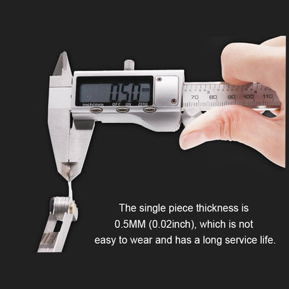 51 ชิ้น US สกรูใบมีด 60 องศา CR สแตนเลสสตีลเกจ, 51 PCS Thread Gauge