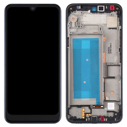 หน้าจอแอลซีดีและชุดประกอบDigitizerพร้อมกรอบสำหรับLG Q60, ซิมคู่, For LG Q60(Double SIM)
