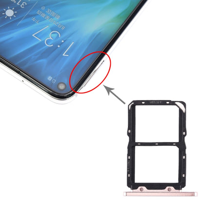 ถาดซิมการ์ด + ถาดซิมการ์ดสำหรับ Huawei Honor 20S, For Huawei Honor 20S, For Huawei Honor 20S (Dark Blue)