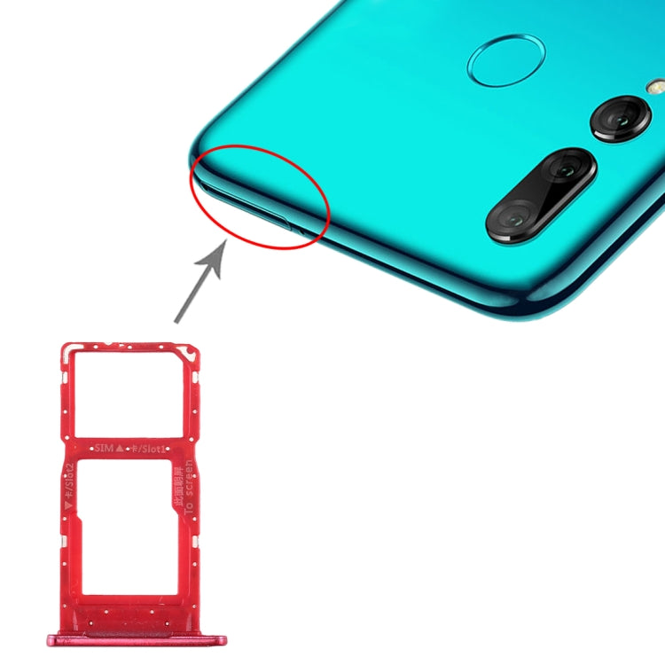 ถาดซิมการ์ด + ถาดซิมการ์ด / ถาดการ์ด Micro SD สำหรับ Huawei Enjoy 9s, For Huawei Enjoy 9s