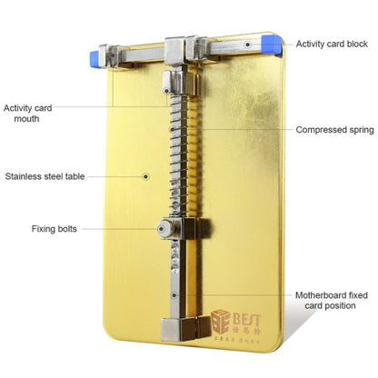 BST- 001C สแตนเลสแผงวงจรบัดกรี desoldering PCB ซ่อมผู้ถือติดตั้งซ่อมโทรศัพท์มือถือเครื่องมือ, BEST-001C