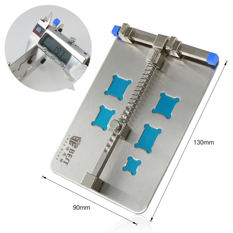 BEST- 001D แผงวงจรสแตนเลส การประสาน Desoldering PCB ผู้ถือซ่อมอุปกรณ์ติดตั้งซ่อมโทรศัพท์มือถือ เครื่องมือ, BEST-001D