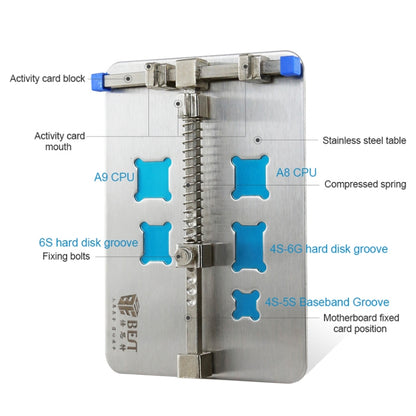 BEST- 001D แผงวงจรสแตนเลส การประสาน Desoldering PCB ผู้ถือซ่อมอุปกรณ์ติดตั้งซ่อมโทรศัพท์มือถือ เครื่องมือ, BEST-001D
