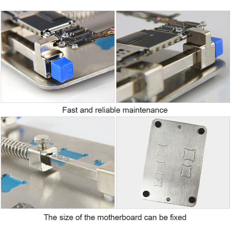 BEST- 001D แผงวงจรสแตนเลส การประสาน Desoldering PCB ผู้ถือซ่อมอุปกรณ์ติดตั้งซ่อมโทรศัพท์มือถือ เครื่องมือ, BEST-001D