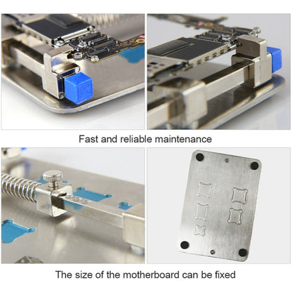 BEST- 001D แผงวงจรสแตนเลส การประสาน Desoldering PCB ผู้ถือซ่อมอุปกรณ์ติดตั้งซ่อมโทรศัพท์มือถือ เครื่องมือ, BEST-001D