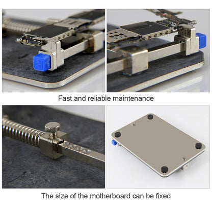 BEST-001E DIY FIX แผงวงจรสเตนเลสสตีล PCB Holder Fixture Work Station สำหรับเครื่องมือซ่อมชิป, BEST-001E