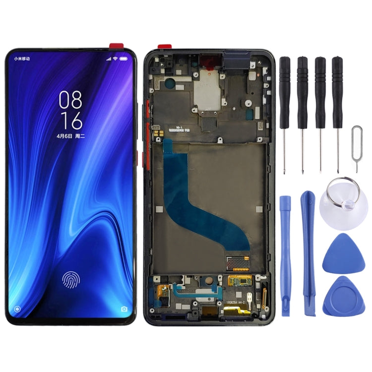 Original AMOLED วัสดุหน้าจอ LCD และ Digitizer Full ASSEMBLY พร้อมกรอบสำหรับ Xiaomi 9T Pro / Redmi K20 Pro / Redmi K20, For Xiaomi Xiaomi K20, For Xiaomi K20