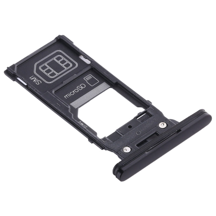 ถาดซิมการ์ด + ถาดซิมการ์ด + ถาดการ์ด Micro SD สำหรับ Sony Xperia XZ2, For Sony Xperia XZ2