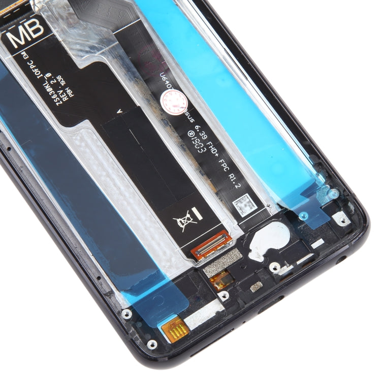 หน้าจอ LCD และชุดประกอบ Digitizer พร้อมกรอบสำหรับ Asus Zenfone 6 ZS630KL I01WD, For Zenfone 6 ZS630KL, For Asus Zenfone 6 ZS630KL