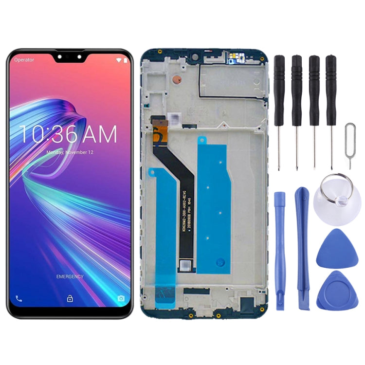 หน้าจอ LCD และชุดประกอบ Digitizer พร้อมกรอบสำหรับ Asus Zenfone Max Pro M2 ZB631KL X01BDA, For Asus X01BDA