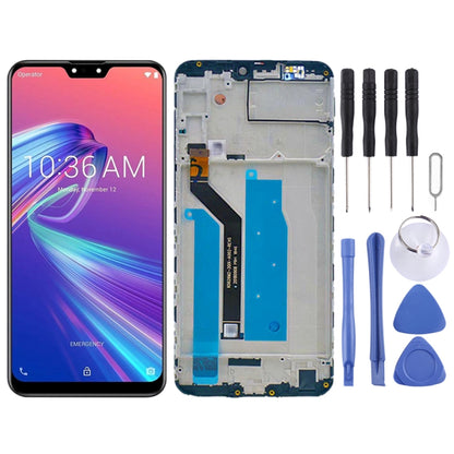 หน้าจอ LCD และชุดประกอบ Digitizer พร้อมกรอบสำหรับ Asus Zenfone Max Pro M2 ZB631KL X01BDA, For Asus X01BDA