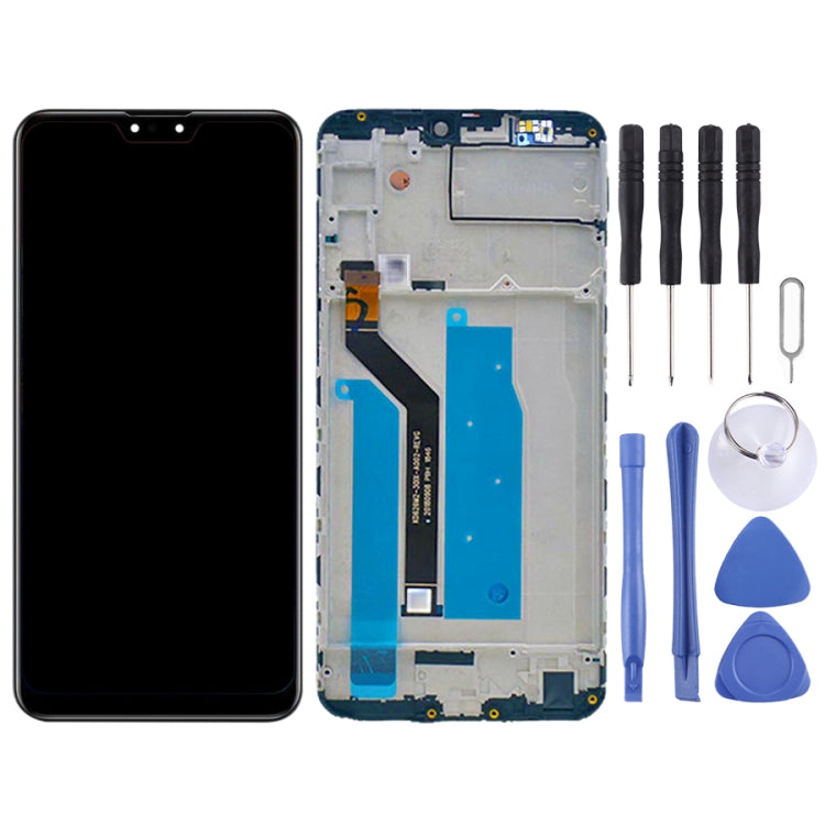 หน้าจอ LCD และชุดประกอบ Digitizer พร้อมกรอบสำหรับ Asus Zenfone Max Pro M2 ZB631KL X01BDA, For Asus X01BDA