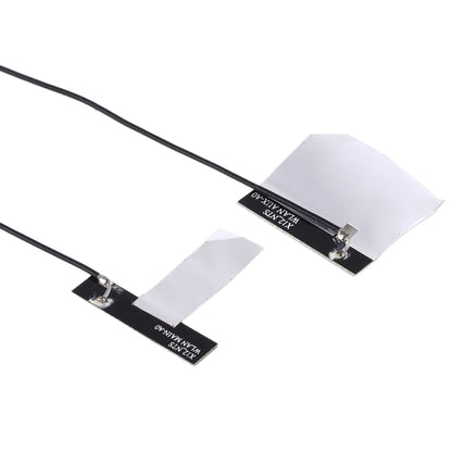 1 คู่ IPX4 9260ac WiFi 4G เสาอากาศดูอัลแบนด์ PFC Flex Cable สำหรับ M.2, ความยาว: 46 ซม. 63 ซม.
