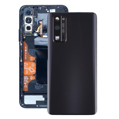 ฝาหลังแบตเตอรี่เดิมพร้อมฝาครอบเลนส์กล้องสำหรับ Huawei Honor 30 Pro, For Huawei Honor 30 Pro