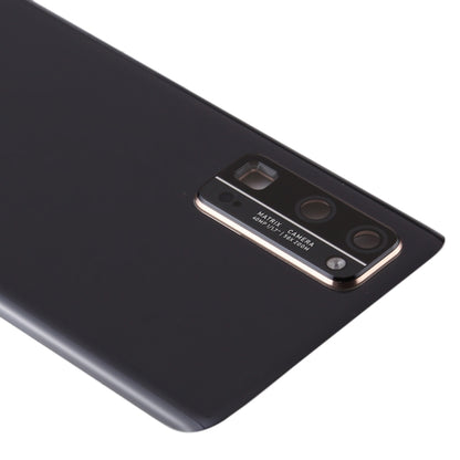ฝาหลังแบตเตอรี่เดิมพร้อมฝาครอบเลนส์กล้องสำหรับ Huawei Honor 30 Pro, For Huawei Honor 30 Pro