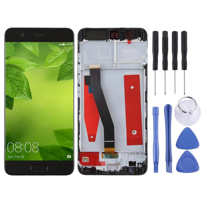 หน้าจอ LCD และชุดประกอบ Digitizer พร้อมกรอบสำหรับ Huawei P10, For Huawei P10