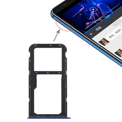 ถาดซิมการ์ด + ถาดซิมการ์ด / ถาดการ์ด Micro SD สำหรับ Huawei Honor Play 7X, For Honor Play 7X, For Huawei Play 7X