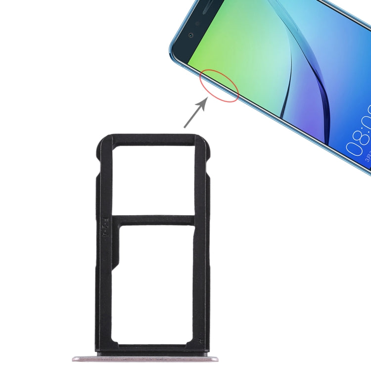 ถาดซิมการ์ด + ถาดซิมการ์ด / ถาดการ์ด Micro SD สำหรับ Huawei Nova Lite, For Huawei Nova Lite