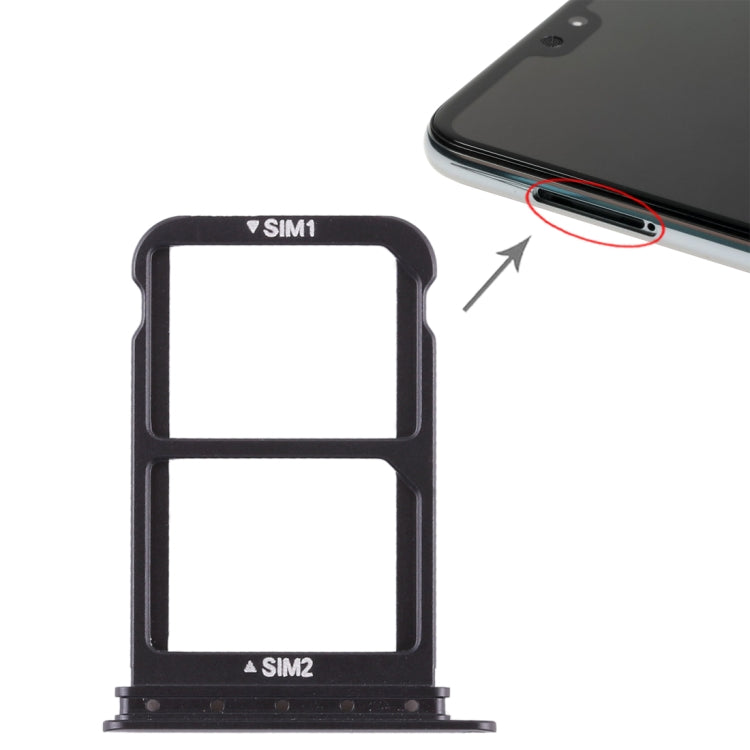 ถาดซิมการ์ด + ถาดซิมการ์ดสำหรับ Huawei P20 Pro, For Huawei P20 Pro