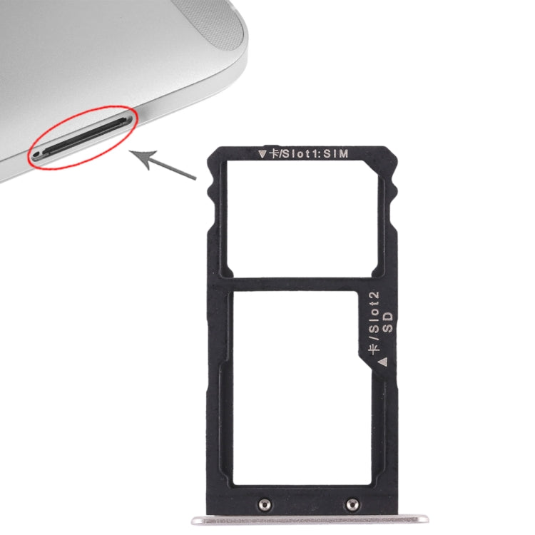 ถาดซิมการ์ด + ถาดซิมการ์ด / การ์ด Micro SD สำหรับ Huawei G8, For Huawei G8