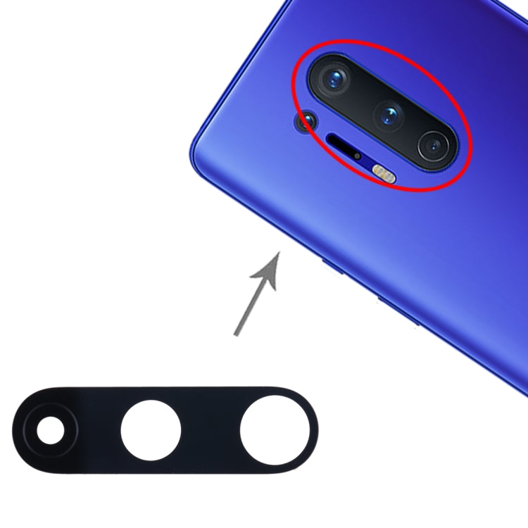 สำหรับ OnePlus 8 Pro 10 ชิ้นเลนส์กล้องด้านหลังต้นฉบับ, For OnePlus 8 Pro